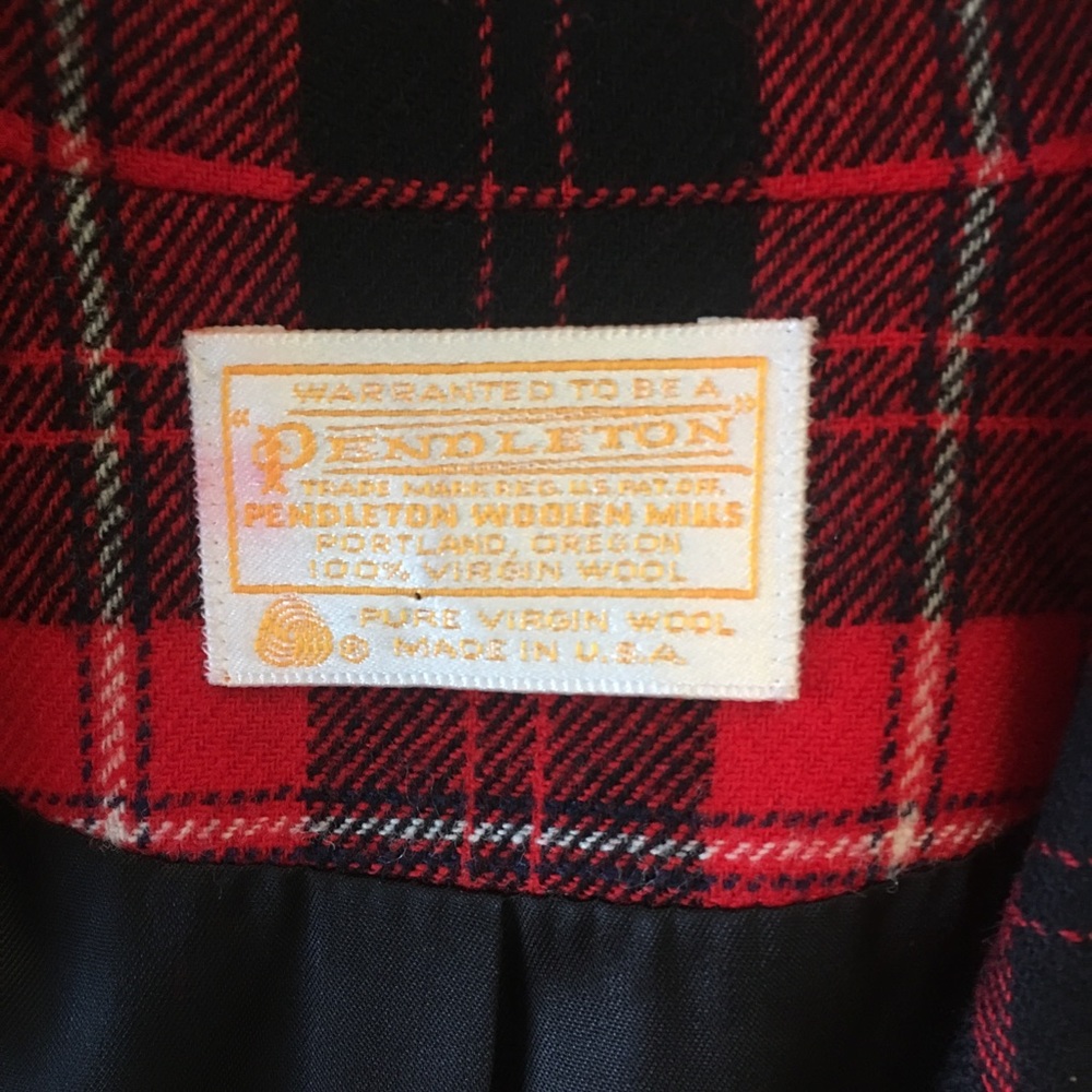 Pendleton Virgin Wool Button Front Coat Size 6 - image 5